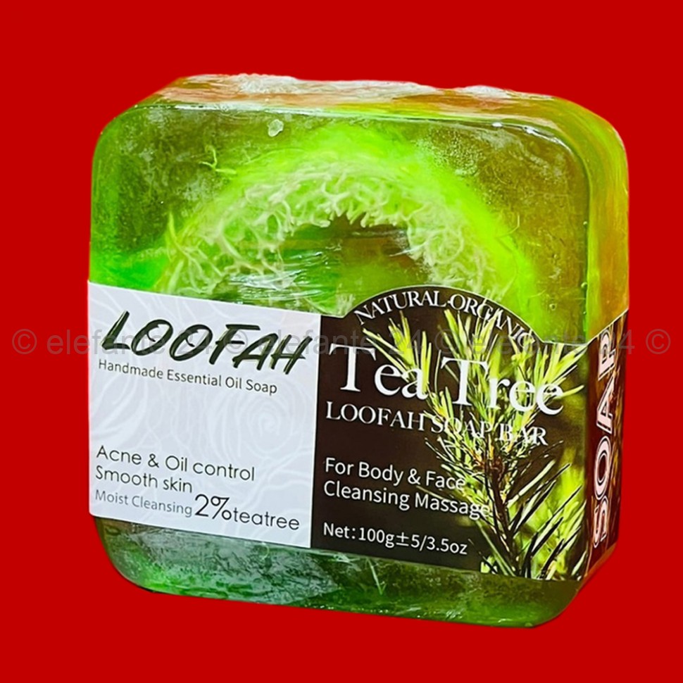 Мыло с эффектом пилинга LOOFAN Tea Tree Soap 100g (125)