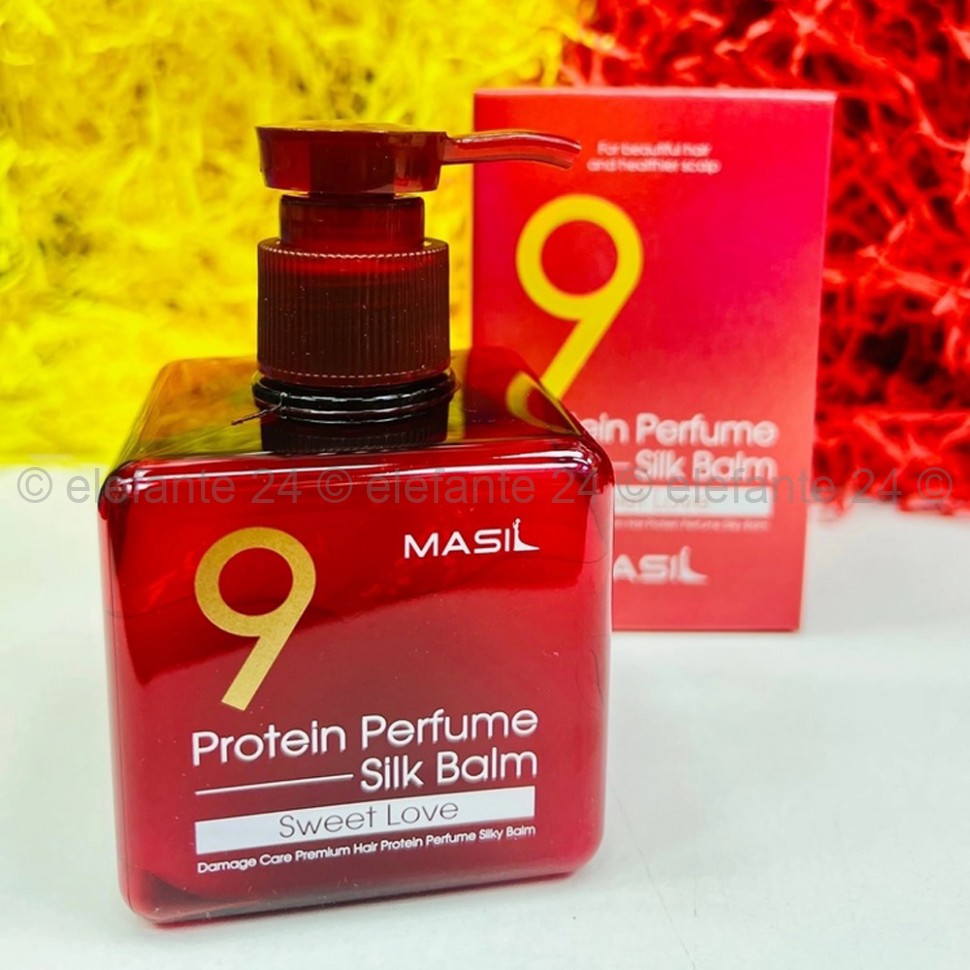 Протеиновый бальзам для волос Masil 9 Protein Perfume Silk Balm Sweet Love 180ml (13)