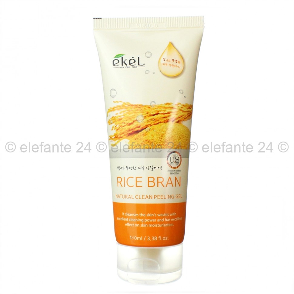 Пилинг-скатка с рисовыми отрубями Ekel Rice Bran Natural Clean Peeling Gel 180ml (51)