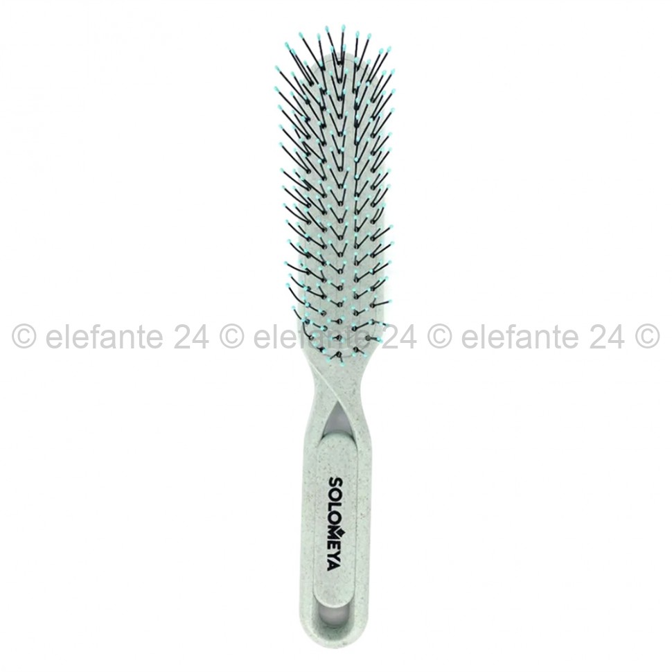 Расческа для распутывания сухих и влажных волос Solomeya Detangling Bio Hair Brush Mint (51)