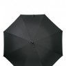 Зонт-трость мужской, черный, полуавтомат, длина 84 см, ZM-029