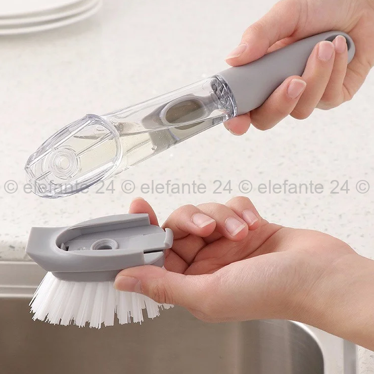 Щетка для посуды с емкостью для моющего средства RZ-750