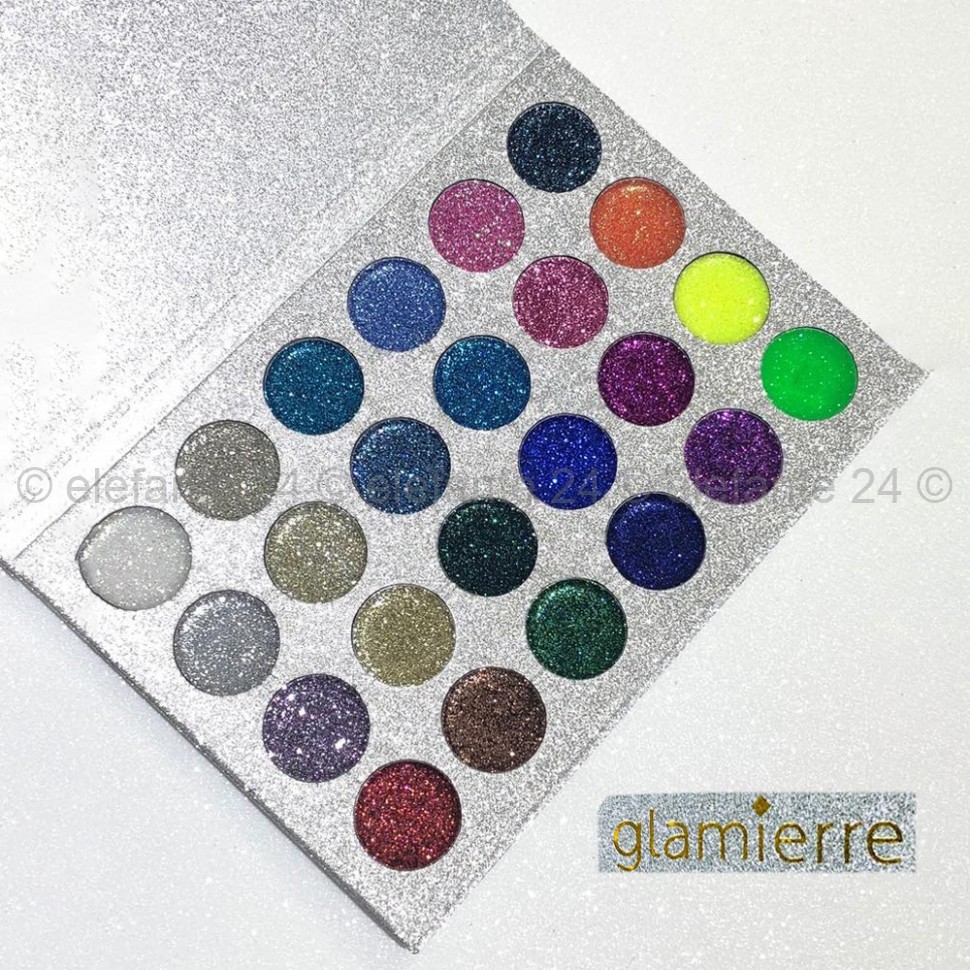 Тени для век Glamierre 24 Ultra Pigmented Glitter Shadow (106)