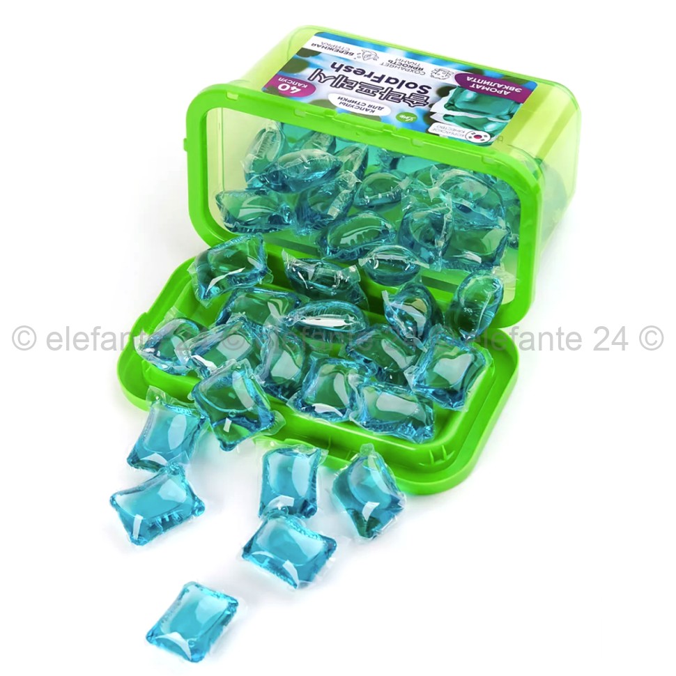 Капсулы для стирки SolaFresh Lime Box 40 штук (51)