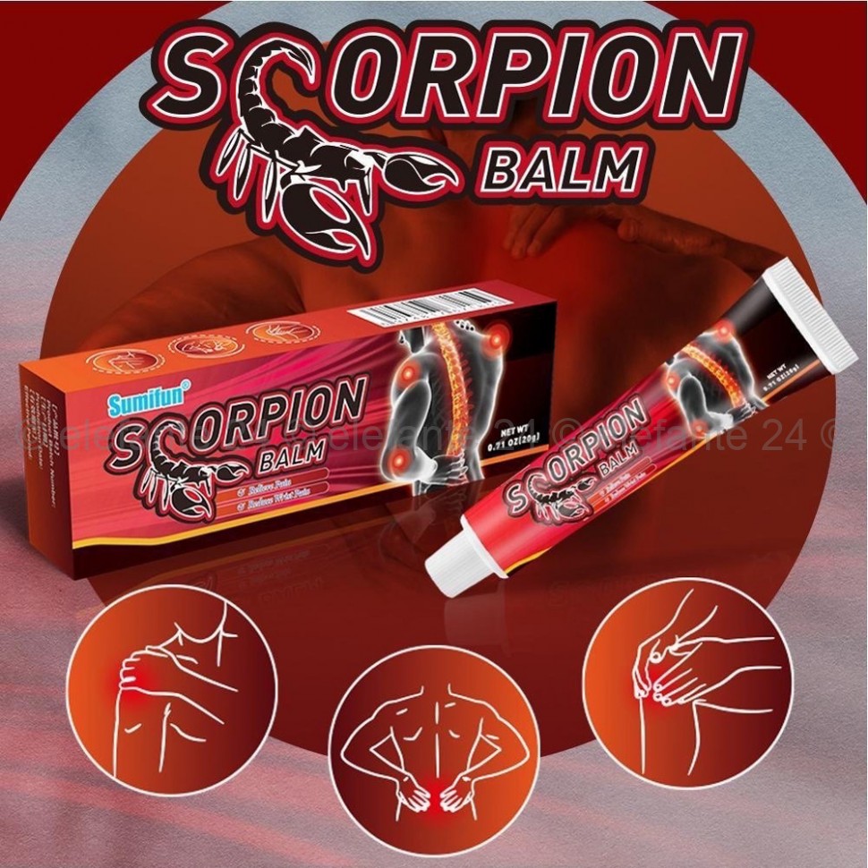 Обезболивающий бальзам Sumifun Scorpion Balm 20g (106)