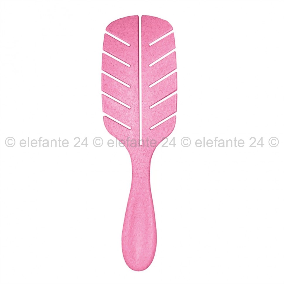 Массажная био-расческа для волос Solomeya Scalp Massage Bio Hair Brush Pink (51)