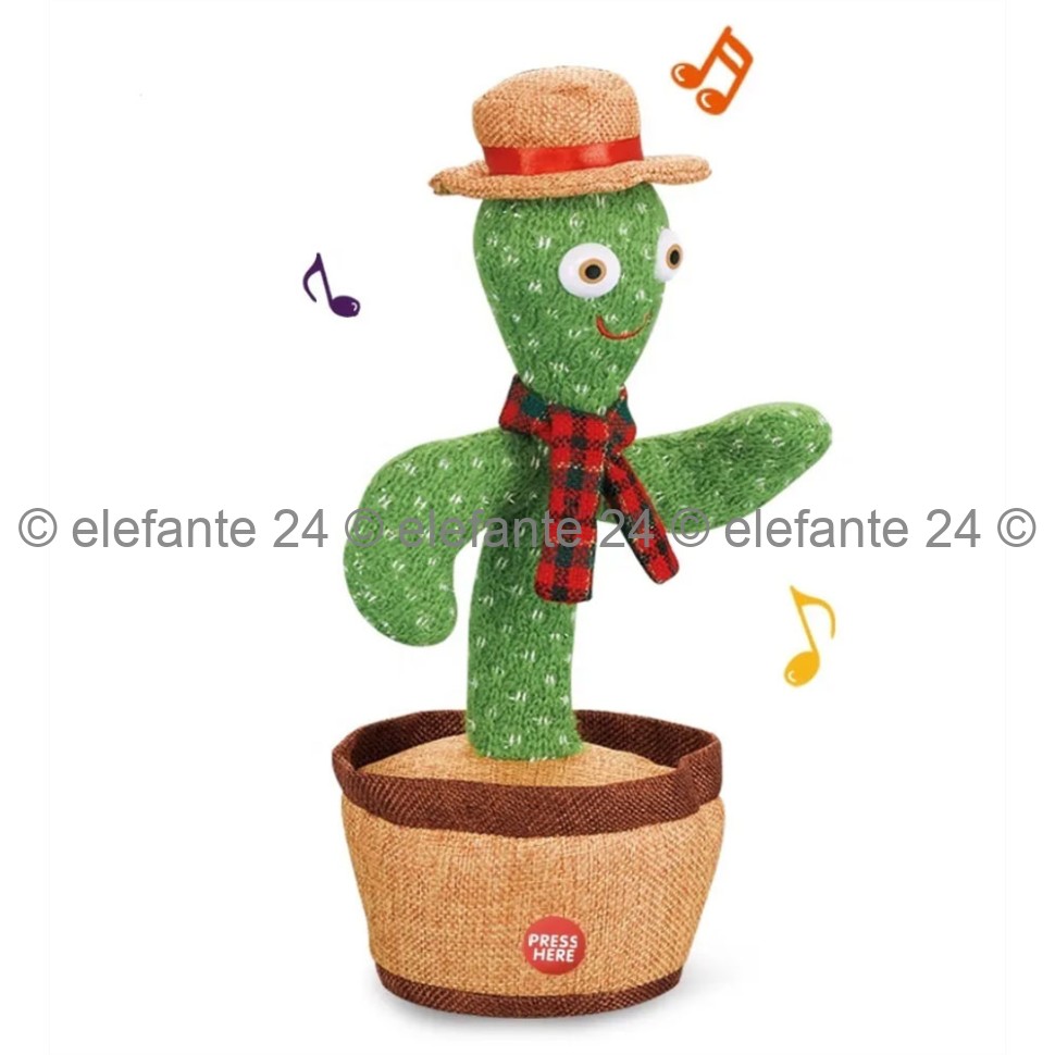 Музыкальный танцующий кактус Dj Dancing Cactus, age 2+