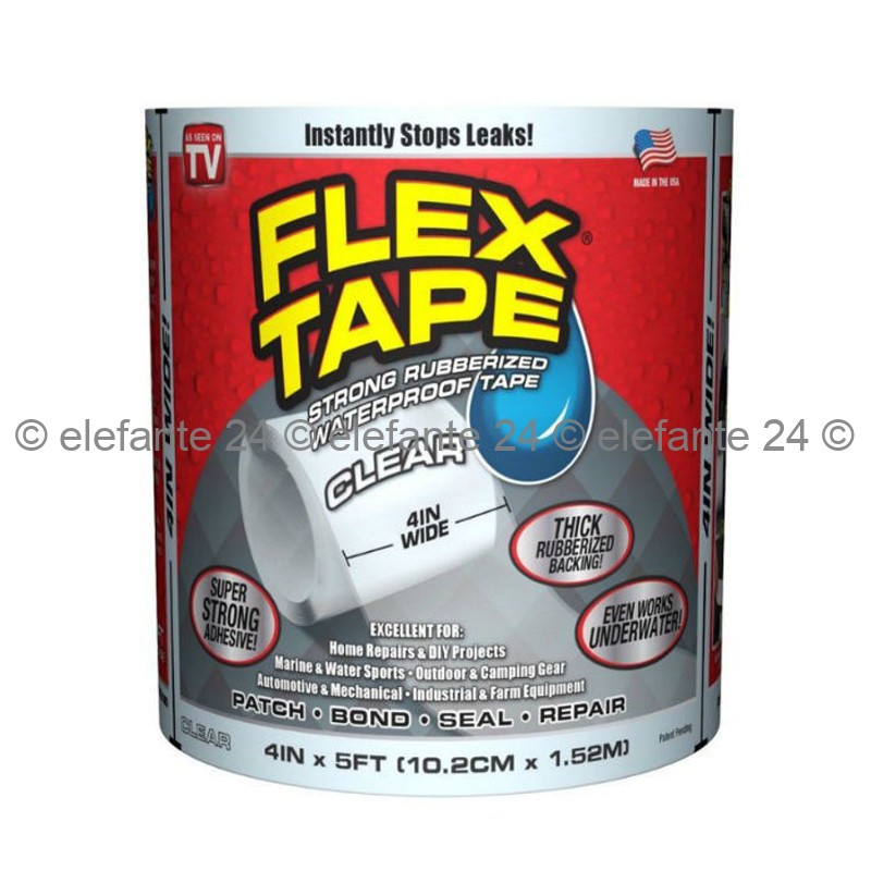 Сверхсильная клейкая лента Flex Tape ширина 10 см, RZ-090