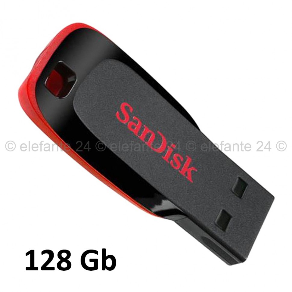 Флеш-накопитель USB 2.0 128GB SanDisk CZ50 Cruzer Blade Black (UM)