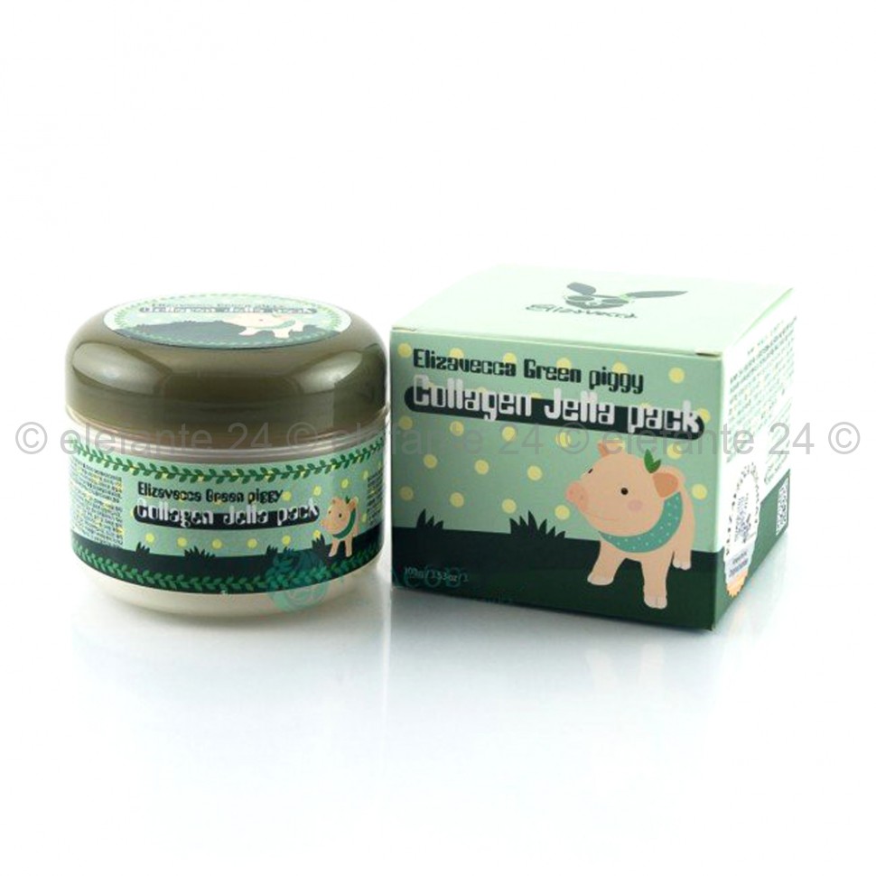 Маска для лица Elizavecca Green Piggy Collagen Jella Pack 100ml (51)