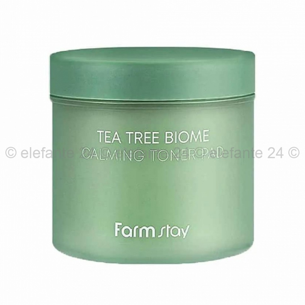 Подушечки-пады с экстрактом чайного дерева FarmStay Tea Tree Biome Calming Toner Pad 70 piece (78)