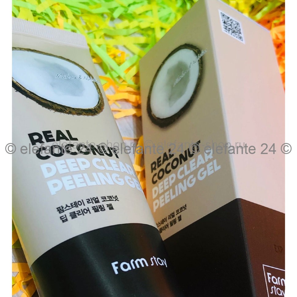 Пилинг-гель Farmstay Real Coconut Deep Clear Peeling Gel, 100 мл (78)