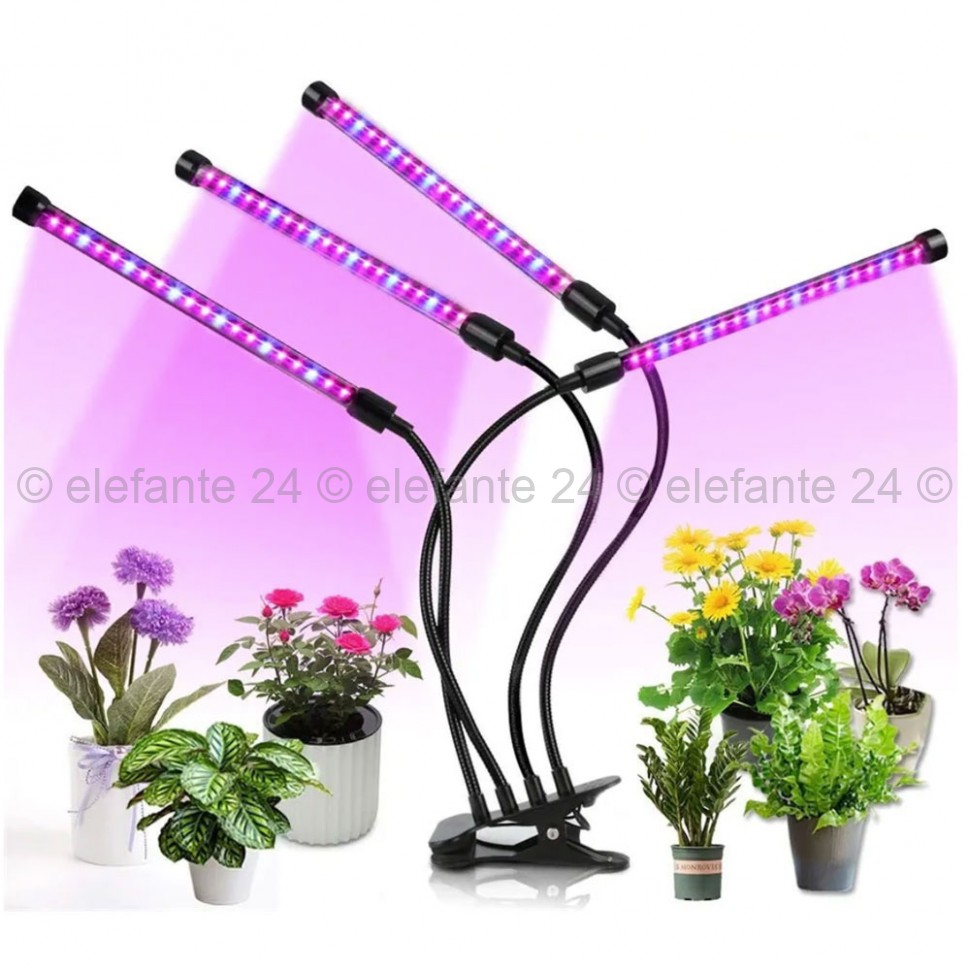 Светильник для растений на прищепке 4 лампы NCH-046 (TV)