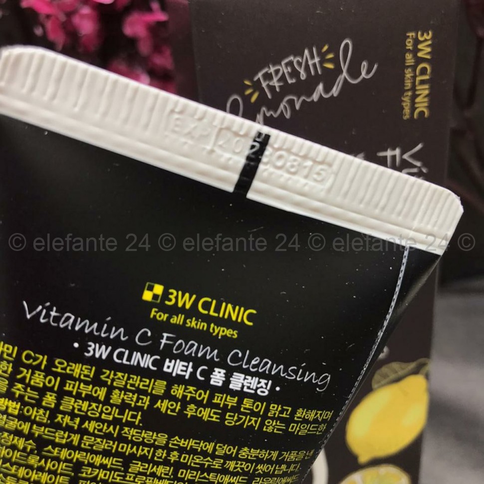 Пенка для умывания 3W Clinic Vitamin C Foam Cleansing 100ml (78)