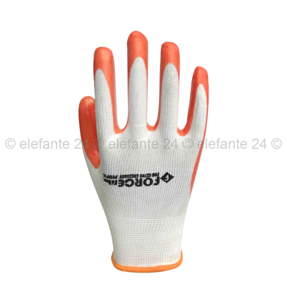 Перчатки Force White/Orange 12 пар #01