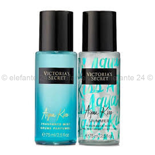 Подарочный набор Victorias Secret Aqua Kiss Fragrance Mist, 2 по 75 мл