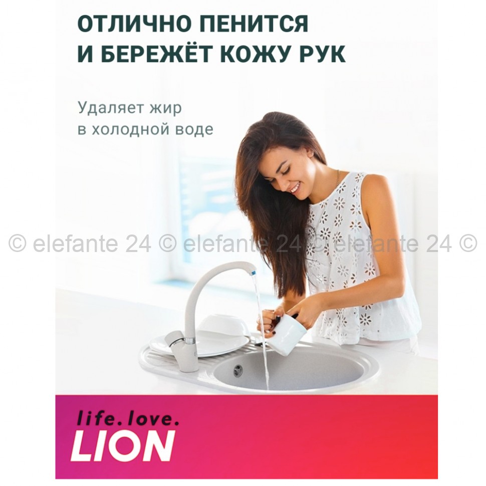 Средство с гранатом для мытья посуды и продуктов LION Chamgreen 470g (51)