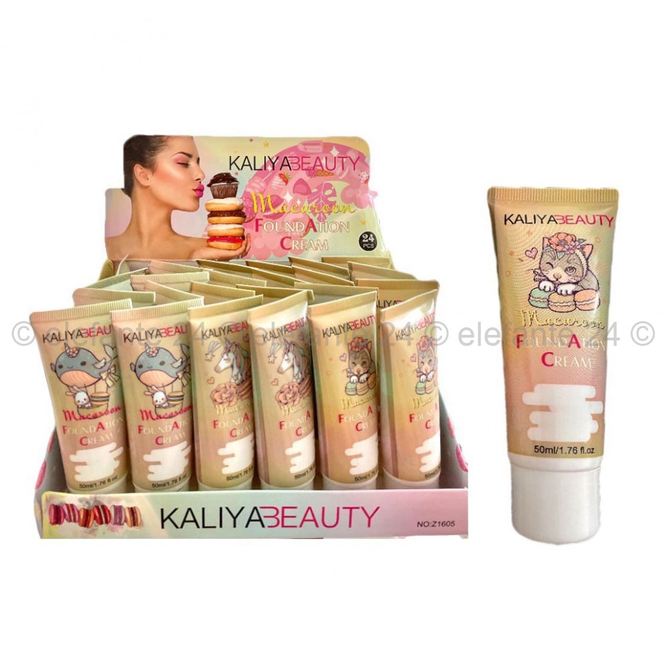 Основа под макияж Kaliya Beauty Macaroon Foundation Cream Z1605, 50 мл