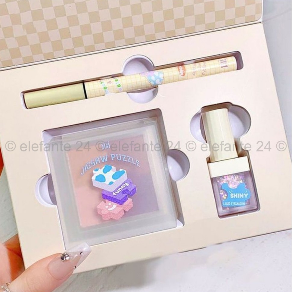 Набор декоративной косметики XiXi Funny Puzzle Makeup Gift Box 3in1 (106)