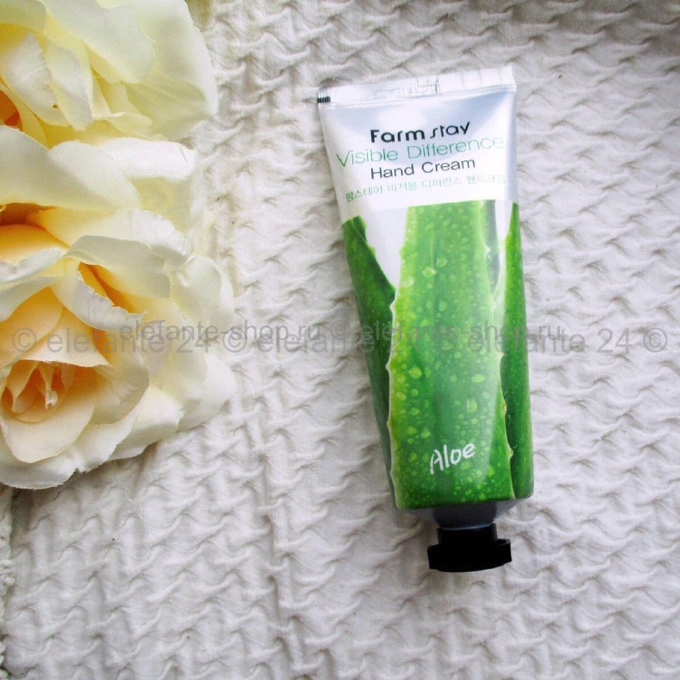 Крем для рук FarmStay Visible Difference Aloe Vera Hand Cream, 100 мл (78)