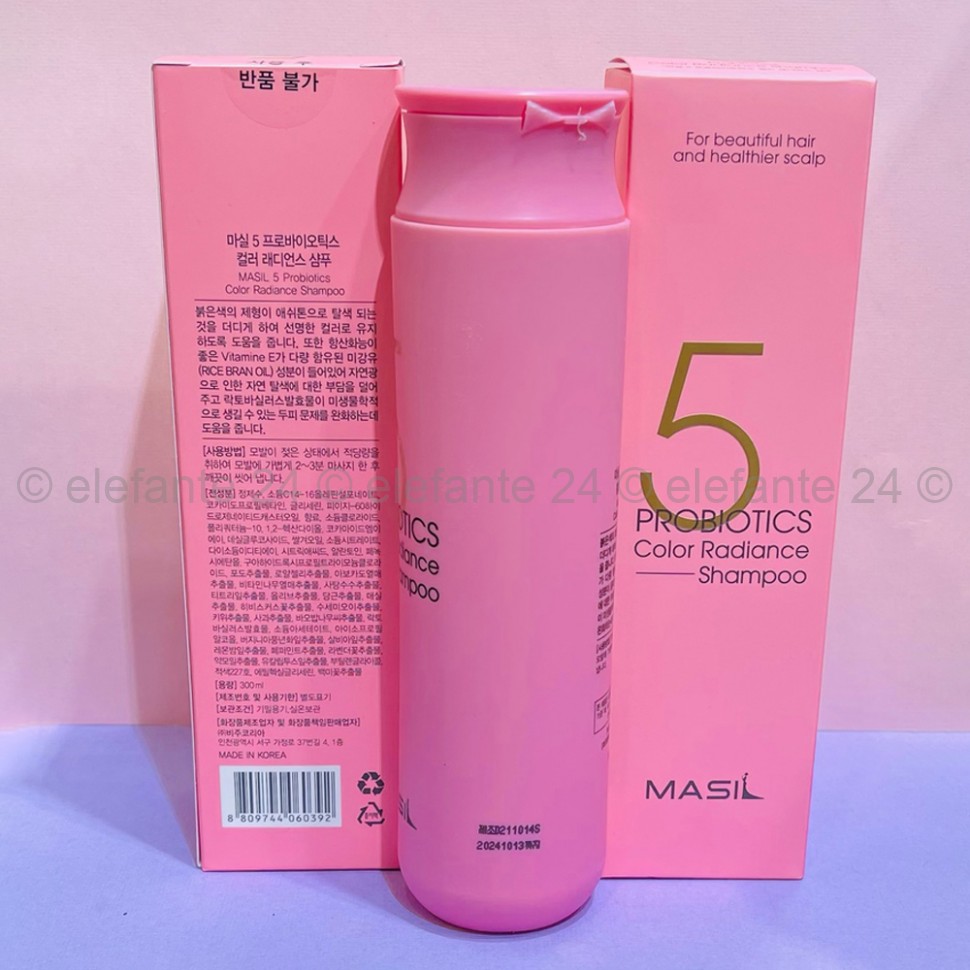Шампунь для окрашенных волос Masil 5 Probiotics Color Radiance Shampoo 300ml (125)