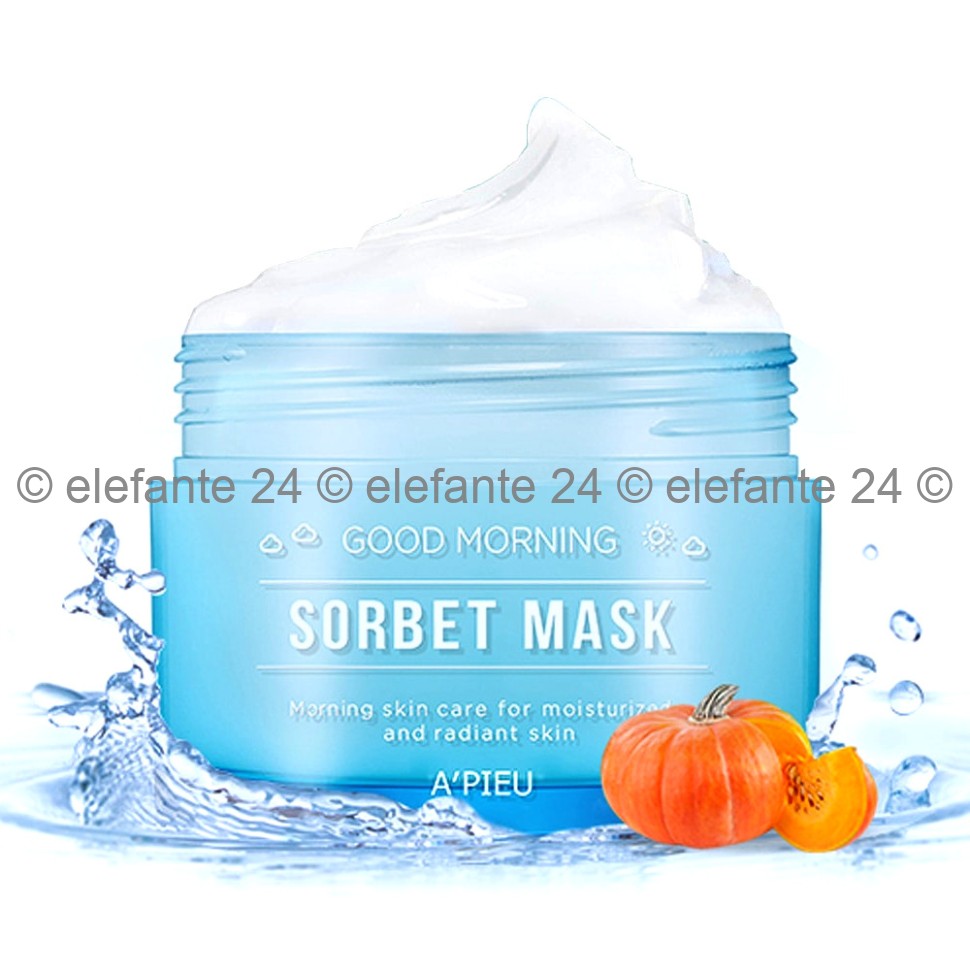 Увлажняющая маска-сорбет для лица APieu Good Morning Sorbet Mask, 105 мл (51)