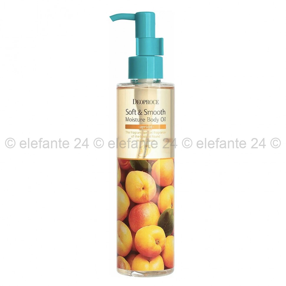 Увлажняющее масло для тела Deoproce Apricot Soft & Smooth Moisture Body Oil 200мл (28)